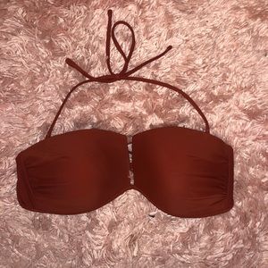 Bandeau bikini top